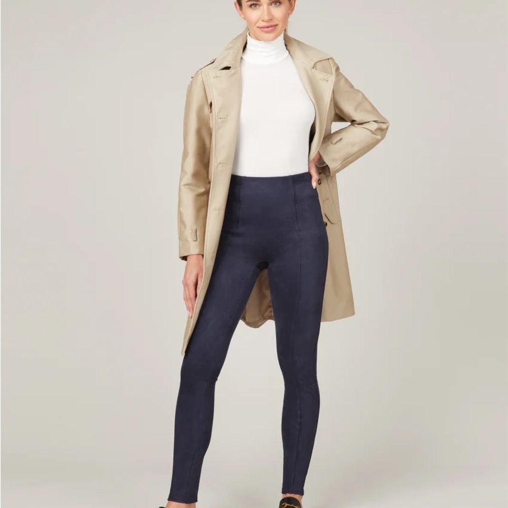 Spandex Faux Suede Leggings